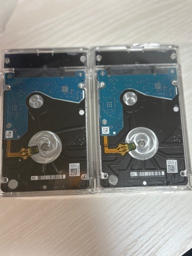 ポータブルハードディスク 2TB  1TBx2個セット