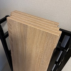 幅調整可能な5段シェルフの画像