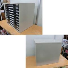 KOKUYO スチール製 レターケース B4横 10段 書類ケース 書類入れ 収納 浅型 LC-YBT110 札幌市 西野店の画像