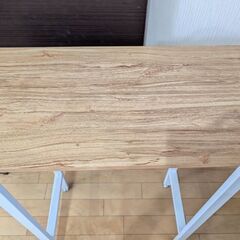 スタンディングデスク机テーブル棚の画像