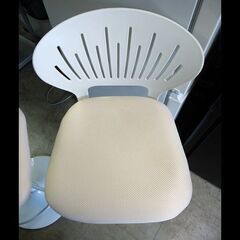 札幌限定配送/お引き取り可◆家具◆SONGMICS◆カウンターチェア/ハイチェア◆2脚◆W39 D39 H85-107の画像