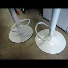 札幌限定配送/お引き取り可◆家具◆SONGMICS◆カウンターチェア/ハイチェア◆2脚◆W39 D39 H85-107の画像