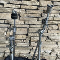 シンバルスタンド 4本まとめ ソフトケース付き Pearl パール 25K 北3の画像