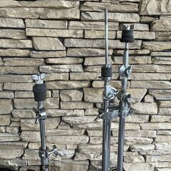 シンバルスタンド 4本まとめ ソフトケース付き Pearl パール 25K 北3の画像