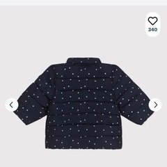 petit bateau 現行品　ダウン　新品未使用　の画像