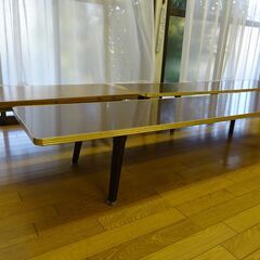 ★3卓セット★座敷用長机 ローテーブル 座卓 180cm（会議テーブル 畳部屋 書道や大正琴などにの画像