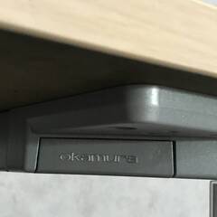 🔷🔶🔷【在庫多数】WNY4/98 okamura オカムラ デスク ナチュラル 事務机 会議机 W1400×D700×H720㎜ ミーティングテーブル オフィスデスク キャスター付③🔷🔶🔷の画像