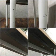 🔷🔶🔷【在庫多数】WNY4/98 okamura オカムラ デスク ナチュラル 事務机 会議机 W1400×D700×H720㎜ ミーティングテーブル オフィスデスク キャスター付③🔷🔶🔷の画像