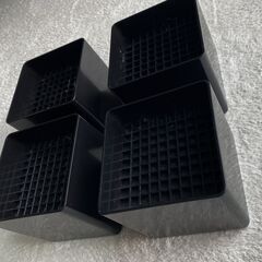 家具 家電用スタッキング高さ調節継ぎ脚　4cm/7cmの高さアップの２段階調整可能の画像