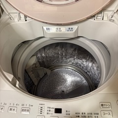 明日まで出品　シャープ 洗濯機 7.0kg ES-GV7F-P 2021年製の画像