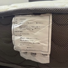 すのこセミダブルベッドフレームの画像