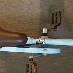 people いきなり自転車　14インチ　ブルーグレー　補助棒・補助輪ありの画像