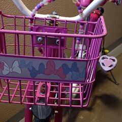 ミニーちゃん 子ども用自転車（16インチ）／補助輪付きの画像