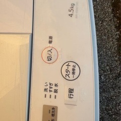 TOSHIBA 全自動洗濯機 4.5kg 2019年製の画像