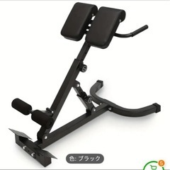 バックエクステンション　ローマンチェア　筋トレ
の画像
