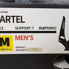 BURTON CARTEL メンズM スノーボード ビンディングの画像