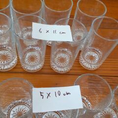 ガラスカップ　ワイングラスなどの画像