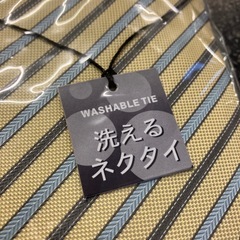 M2511-363 CLUB LAMER ネクタイ ストライプ レジメンタル イエロー系 未使用品の画像