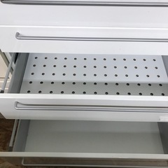 ジャングルジャングル貝塚店　食器棚　ホワイト　2枚扉　貝塚市　二色浜　リサイクルショップの画像