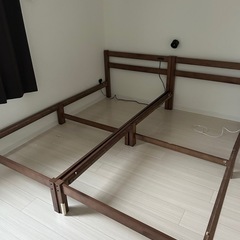 ニトリ　ベッドフレーム　シングル  2つの画像