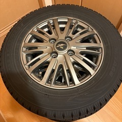 145/80/R13 スタッドレスタイヤ　アルミホイール付き　の画像