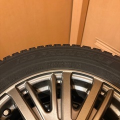 145/80/R13 スタッドレスタイヤ　アルミホイール付き　の画像