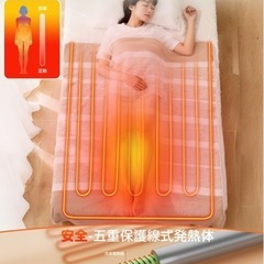 ブラックフライデーセール　アマプラより安い！　お値下げ不可　早い者勝ち　電気毛布　AI搭載　丸洗い可能　切り忘れ防止　　の画像