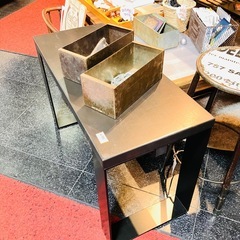 ベンチ　ローボード　ブラックブラウンの画像