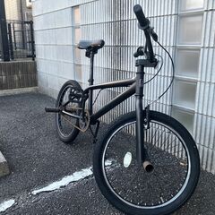 20インチ　マットブラックBMX（子供用） の画像