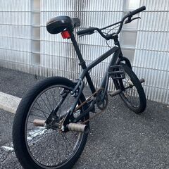20インチ　マットブラックBMX（子供用） の画像