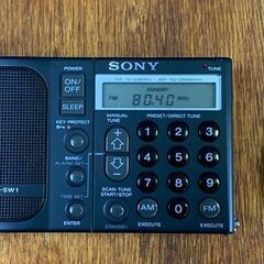 SONY ICF-SW1S FMステレオ LW/MW/SW PLL シンセサイザーレシーバーシステム BCLラジオ ワールドバンドレシーバー デジタルラジオ 札幌市 北区 屯田店の画像