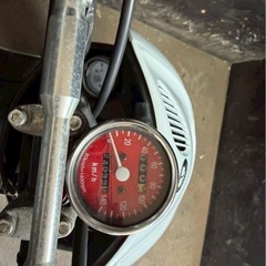 ★支払い総額4.8万円★関東圏内即日配送可能！スズキ アドレス110 CF11A 加速良好♪バーハン仕様！社外メーター！社外ハンドル！の画像