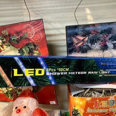 クリスマス用イルミネーションライトやオーナメント類の画像