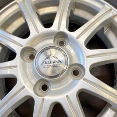 ジ500/ スタッドレスタイヤ ホイール４本セット 155/65R13 2019年製 ピレリ PIRELLI ホイル付きの画像