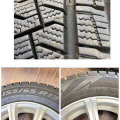 ジ500/ スタッドレスタイヤ ホイール４本セット 155/65R13 2019年製 ピレリ PIRELLI ホイル付きの画像