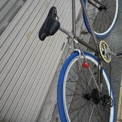 ❮ジャンク品❯700cクロスバイク 6speed/コーヒーブラウンの画像