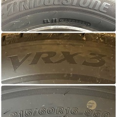 BRIDGESTONE BLIZZAK VRX3 215/60R16 4本の画像