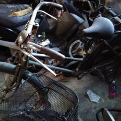 レトロ実用自転車の画像