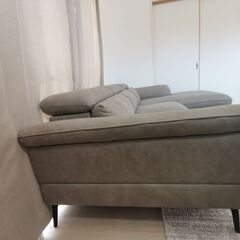 SAKODA ゼア カウチソファ Lタイプ ライトグレー（2023年購入・美品）の画像