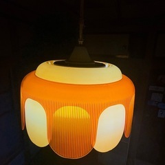④オレンジの昭和レトロ照明（12月21日まで！）の画像
