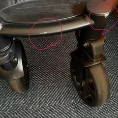 使用期間3ヶ月のみ　KATOJI ベビーカー& ISOFIX対応　チャイルドシート　
セットの画像