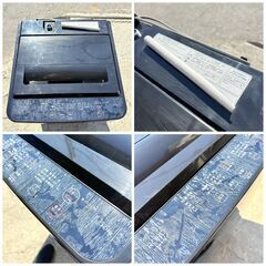 【❗️✨一人暮らしに最適✨❗️】高年式✨ YAMADA 全自動洗濯機 5.5kg  2024年製 ブラック ✨簡易清掃・動作確認済み❗️の画像