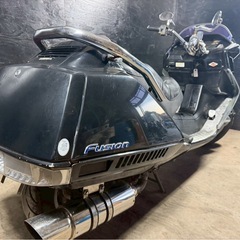 ★支払い総額4.8万円★関東圏内即日配送可能！ホンダ フュージョンX MF02 社外マフラー！タンデムバー付き！社外テールランプ！の画像