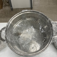 石2511-563 IH対応　パスタポット20cm 万能トング付き　未使用品の画像