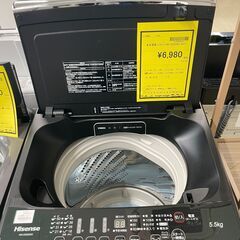 【ジャングルジャングル滋賀草津店】ジモティ来店特価‼ 洗濯機 ハイセンス HW-G55E5KK 2017 J-251174の画像