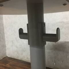 🔷🔶🔷【在庫多数】ww3/60 アールエフヤマカワ リフレッシュテーブル バッグハンガー付 2点セット RFRT2-800DA テーブル 机 オフィス ★直接引取歓迎◎🔷🔶🔷の画像