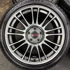 冬用タイヤ スバル インプレッサWRX STI 純正オプション BBS製 鍛造の画像