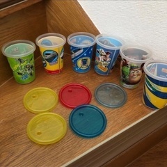 男の子用プラレール、トイストーリーディズニーパーティーコップ6個セットの画像