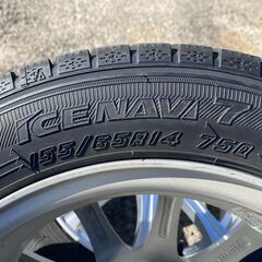 スタッドレス‼️バリミゾ‼️②‼️155/65R14‼️軽自動車‼️の画像