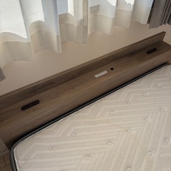 【もらってください】ダブルサイズ　Nスリープ　ベッドフレーム＆マットレスセット　即日取引希望！の画像